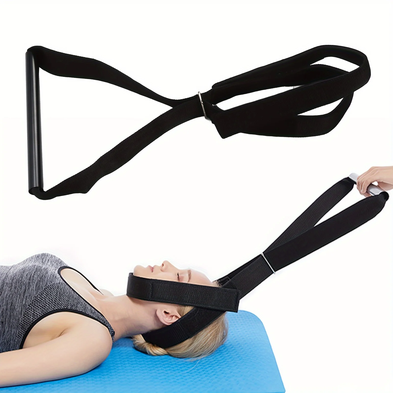 Y Banding Chiropractic Decompression Traction Belt Stretch Suspension Neck Protection Chin Pad Neck