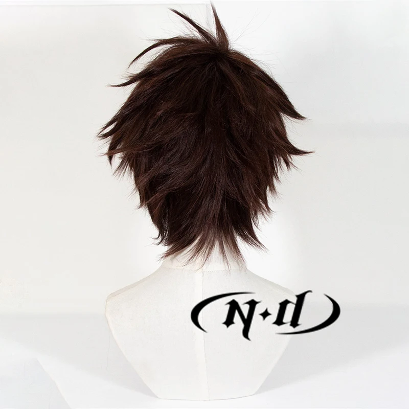 ND Toru Oikawa Cosplay Wig Hairpiece Haikyu Anime Cosplay Hair Wig for Comic Con Coser Costume Theme Party Heat Resistant