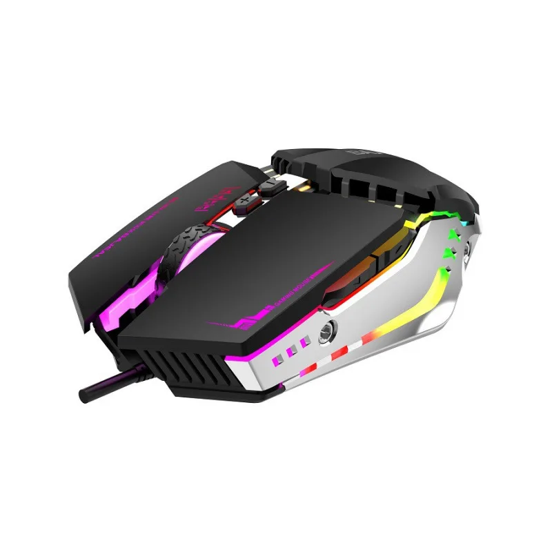 BAJEAL G7 Ergonomic Wired Mouse with RGB Backlit USB for Gaming And Office Use Dual-Purpose Mouse for Desktop And Laptop