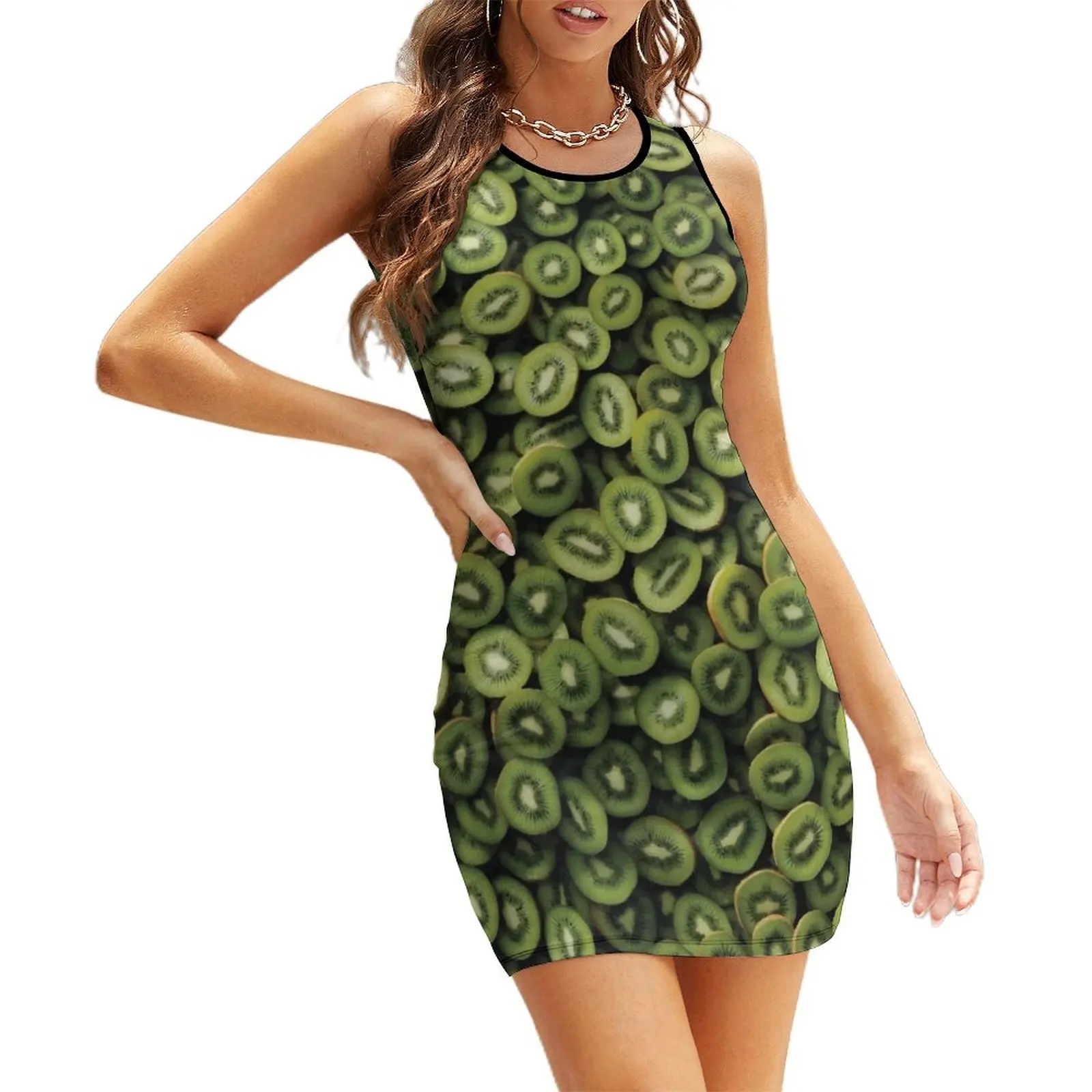 

KIWI Sleeveless Sundress summer dresses ladies 2025 Woman fashion women's summer clothing 2025 summer women's dress 2025