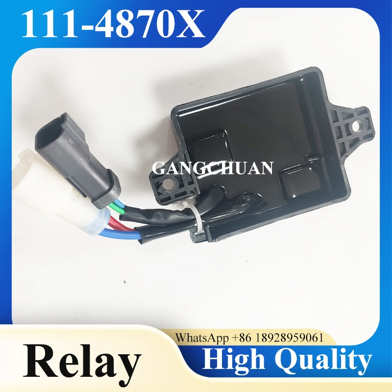 111-4870x 1114870 111-4870X Timer Relay For 320B L 322B L 345B II 345B L 325B 311B Excavator Parts