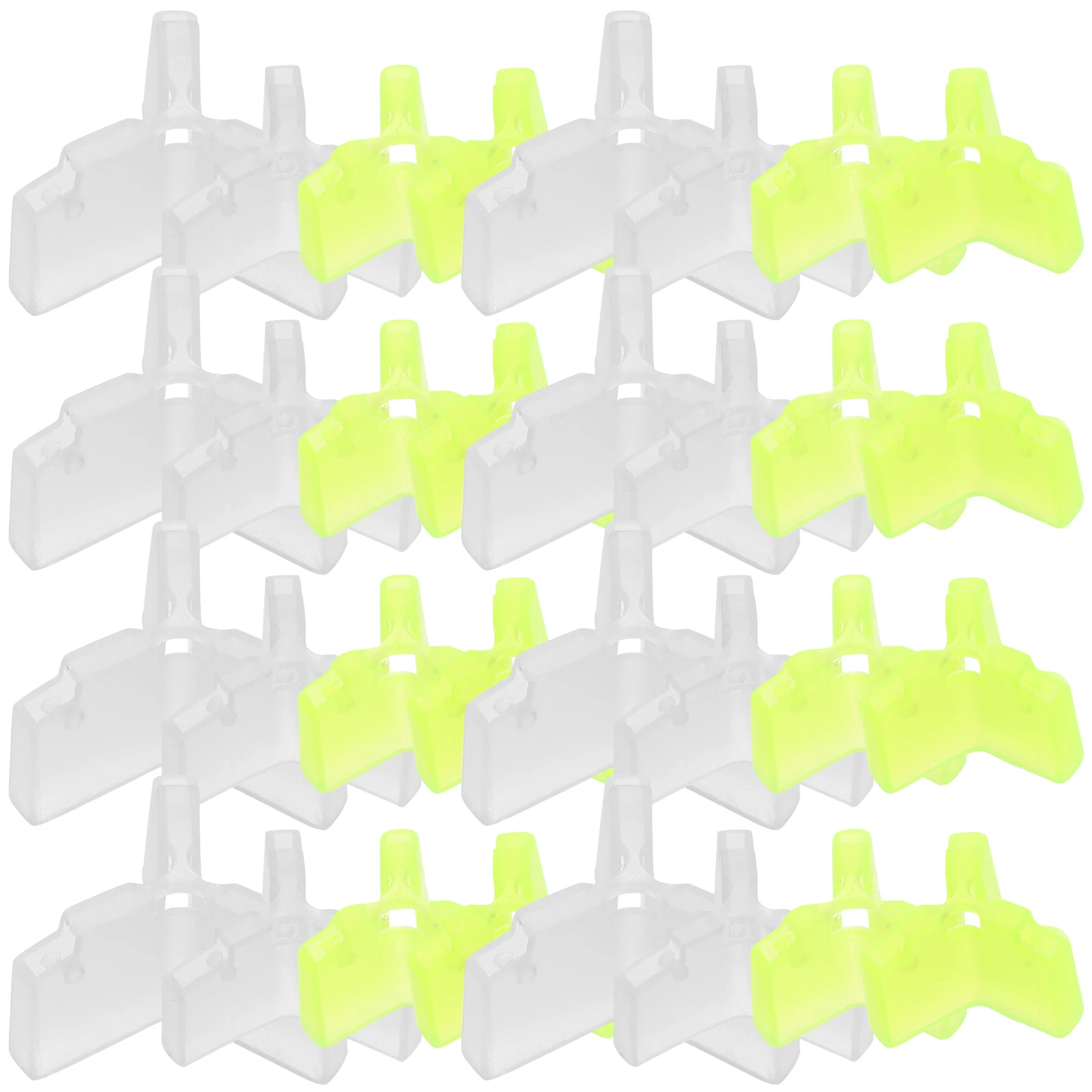 

80pcs Fishing Hook Protector Cap 20 White 1#2# 20 Yellow 3#4# Anti Scratch Safety Durable Polypropylene Covers Guard