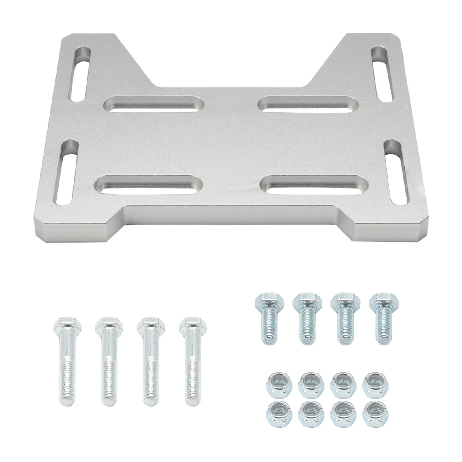 Motor Engine Mount Adapter Bracket Plate Aluminum for Coleman 100 Doodlebug DB30 / Small 4 Stroke Engines 212 Preditor Tecumseh