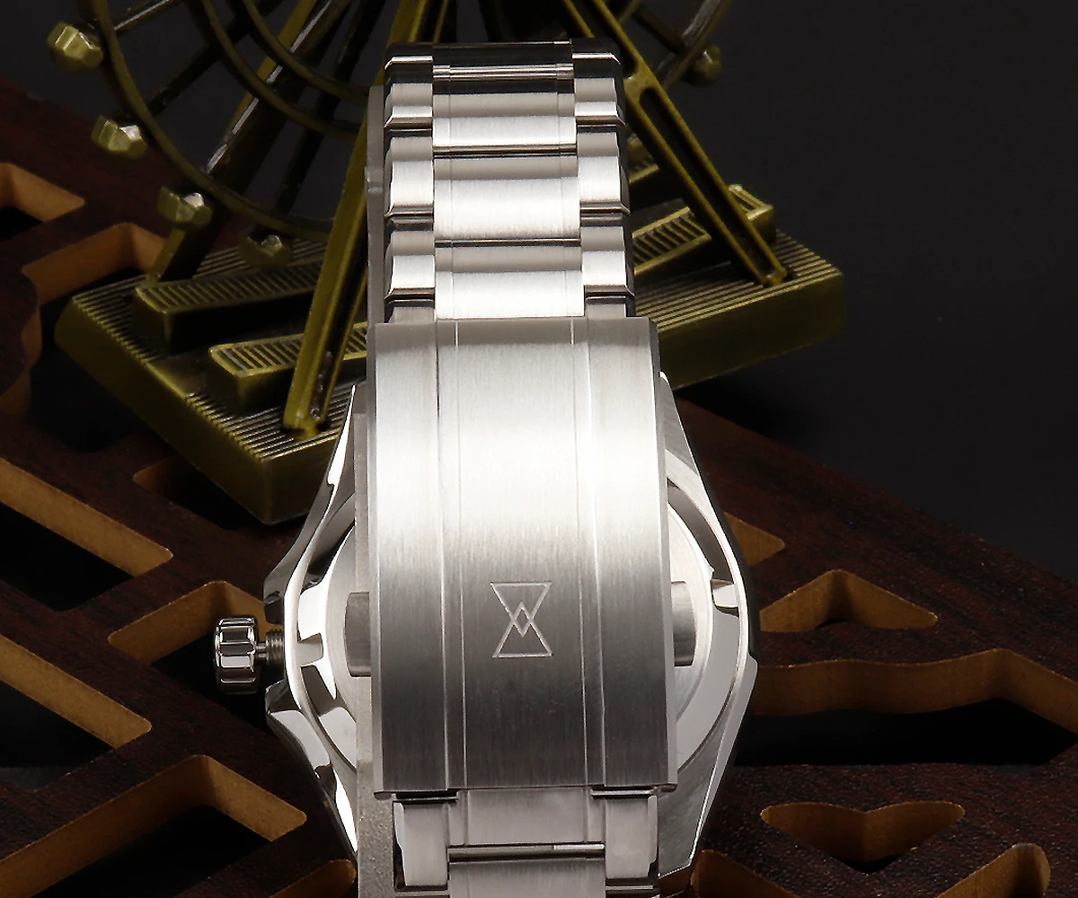 CRONOS Männer GMT Uhr 39mm Automatische Mechanische Armbanduhr Saphir Dive 10ATM Wasserdicht BGW-9 Leucht NH34 Wüste Textur Zifferblatt