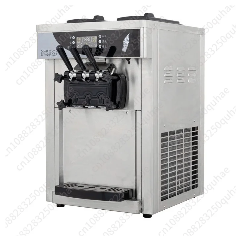 Countertop Soft Serve Ice Cream Machine, Mini Multi-Function Commercial Cone Maker