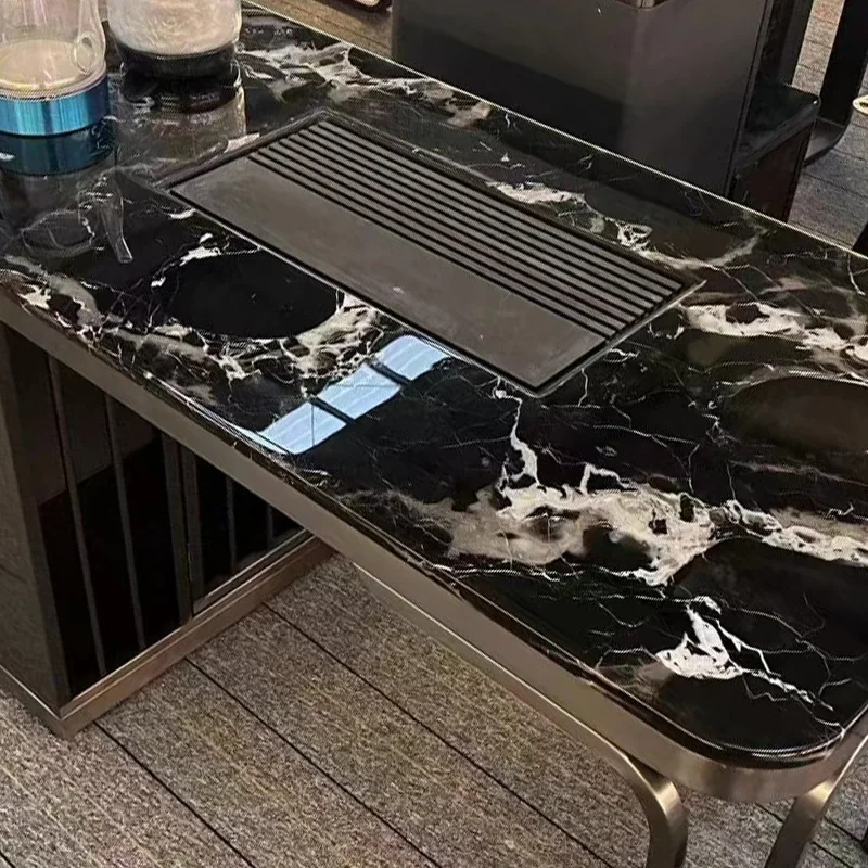 Light luxury, dining table, coffee table, marble, office, living room, table, round