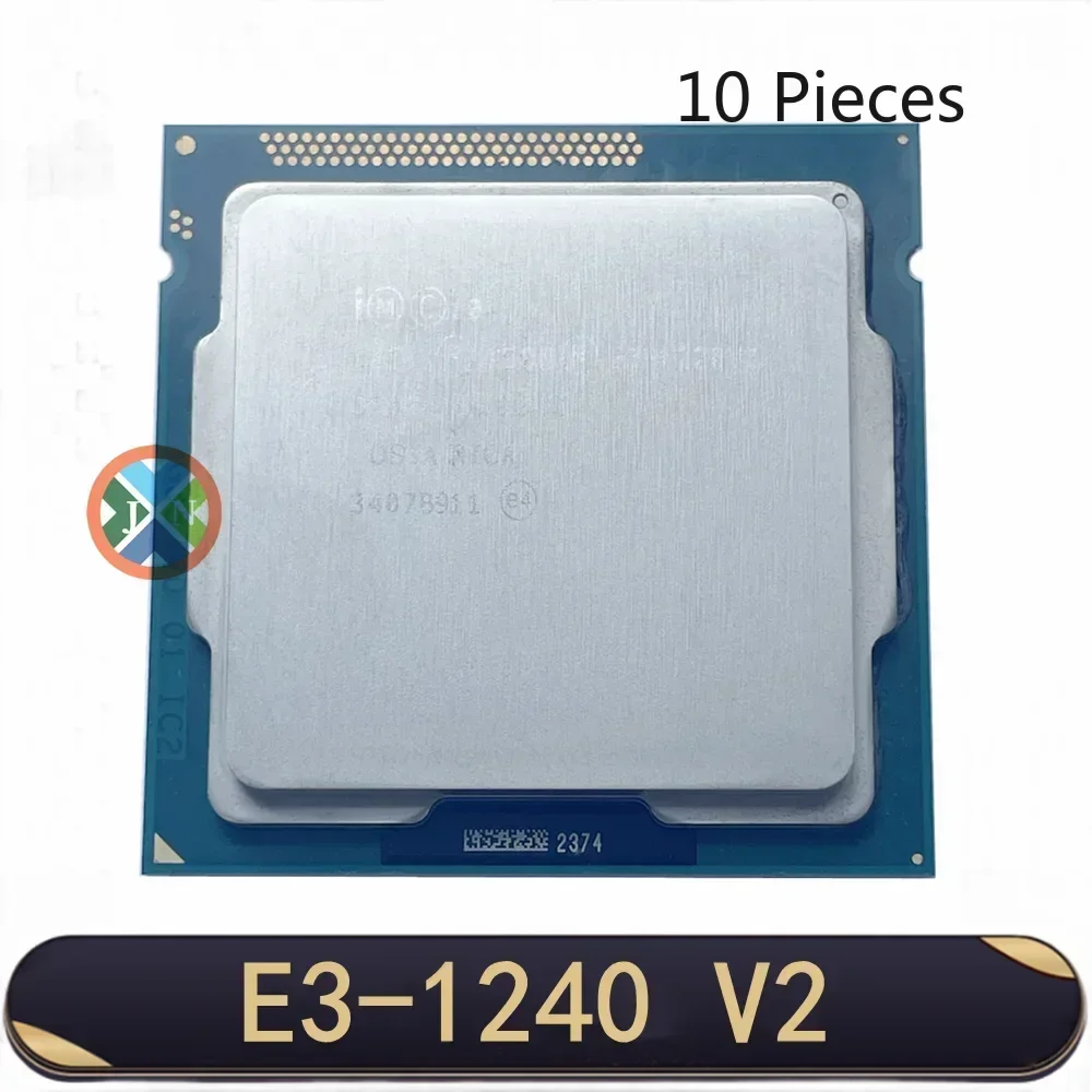 10PCS Xeon E3-1240 v2 E3 1240 V2 8M Cache 3.40 GHz SR0P5 LGA1155 E3 1240 v2 CPU Processor  E3-1240V2