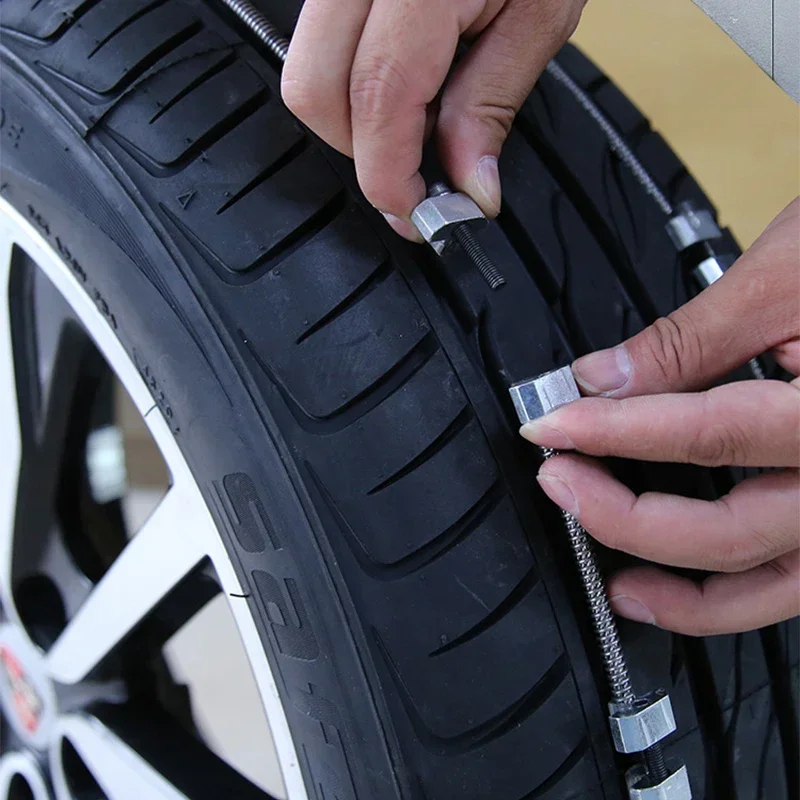 

Невидимая противоскользящая цепь Универсальный автомобильный внедорожник Внедорожник Противоскользящая цепь для шин со снегом и льдом Стальная противоскользящая цепь для шин