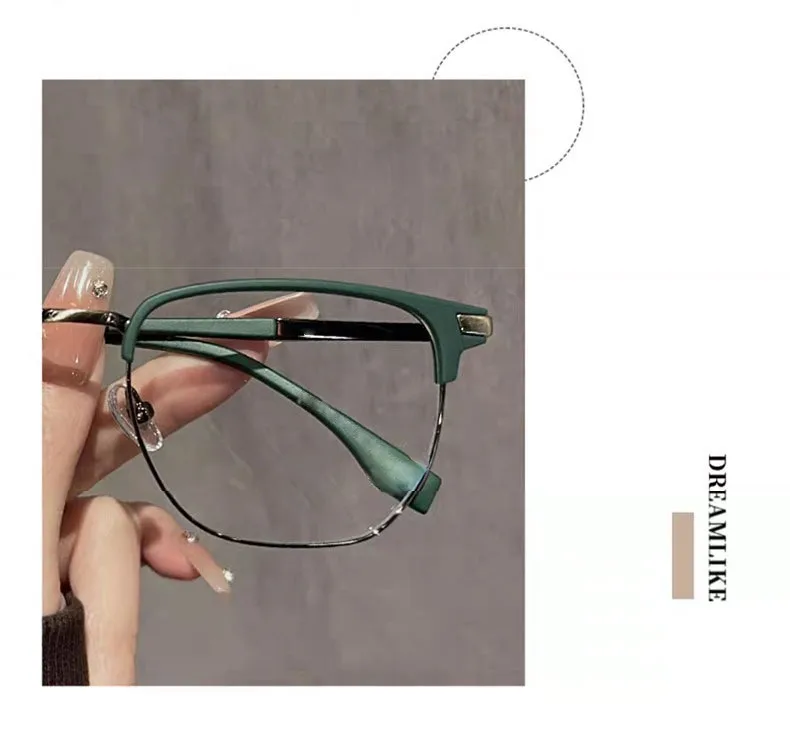 2026 Neue Unisex-Lesebrille: Vielseitige, modische Anti-Blaulicht-Brille mit Augenbrauenrahmen, 1 Stück – Detail 8