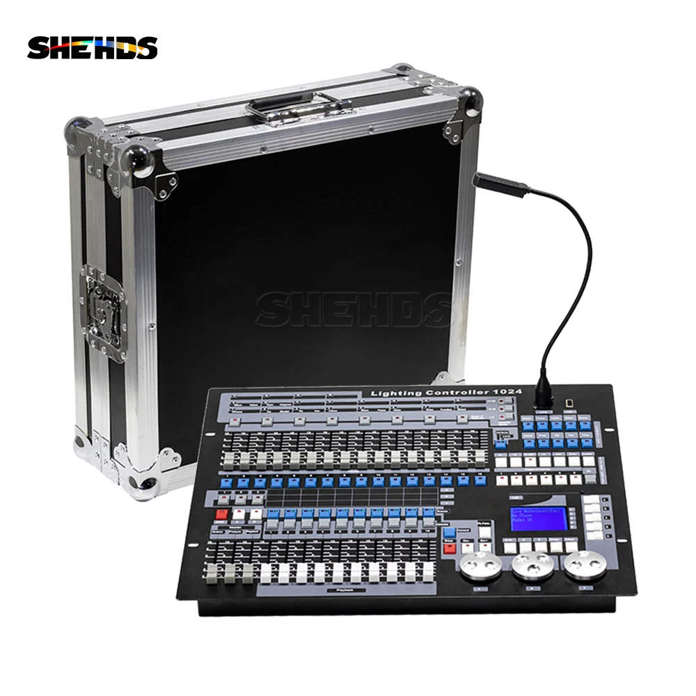 DMX Console 1024 Controller For Stage Lighting DMX 512 DJ Controller Equipment International Standard 192/768/Pilot 2000 Console
