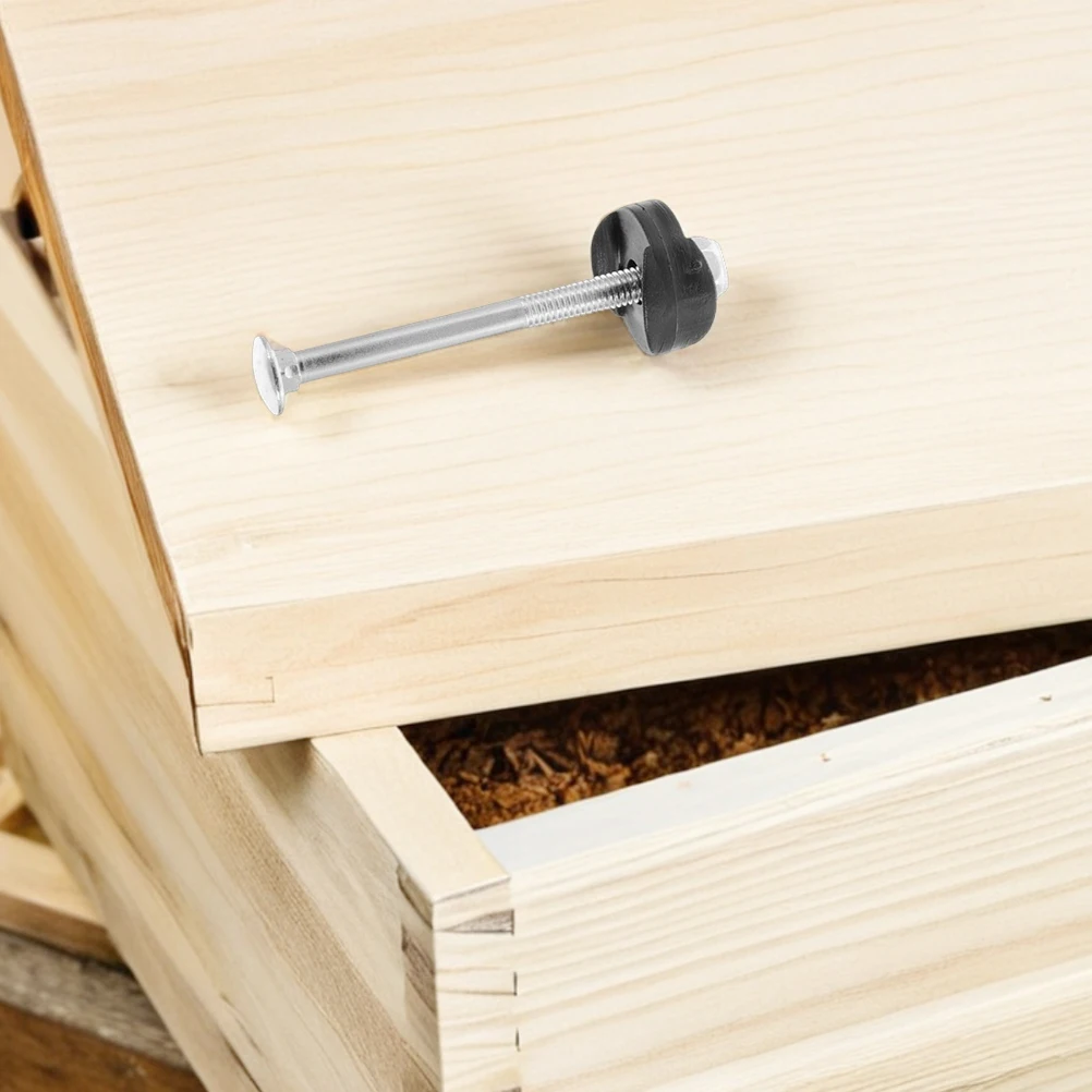 

16 Set Trampoline Screw Bolts and Nuts Fixing Screws for Maintenance Tools Large Trampolines Galvanized Steel Parts Metal Small