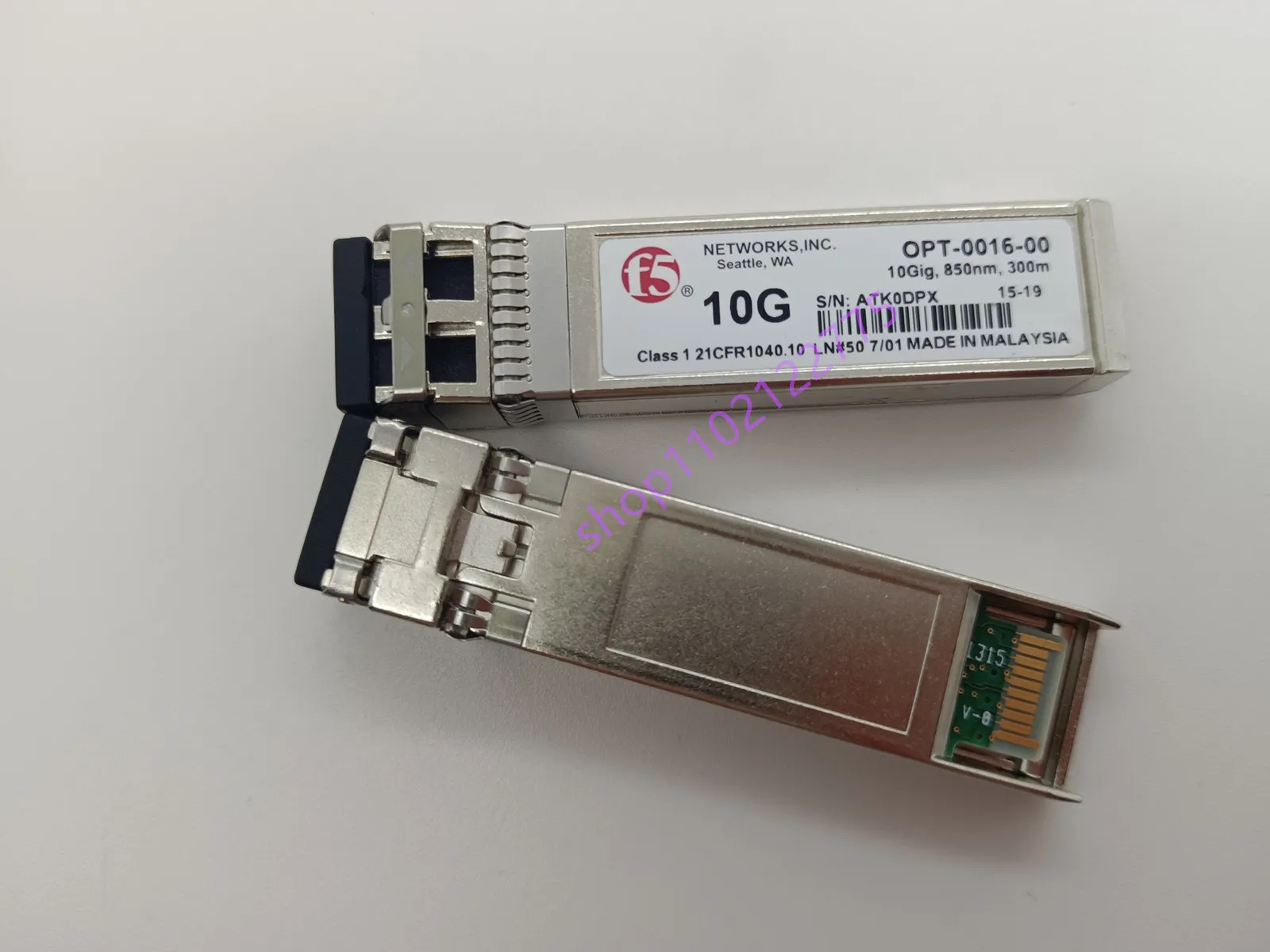 F5 Sfp 10G Optical Fiber NETWORKS/OPT-0016-00 10Gig,850nm,300m/F5 10G Sfp Fiber Switch Transceiver