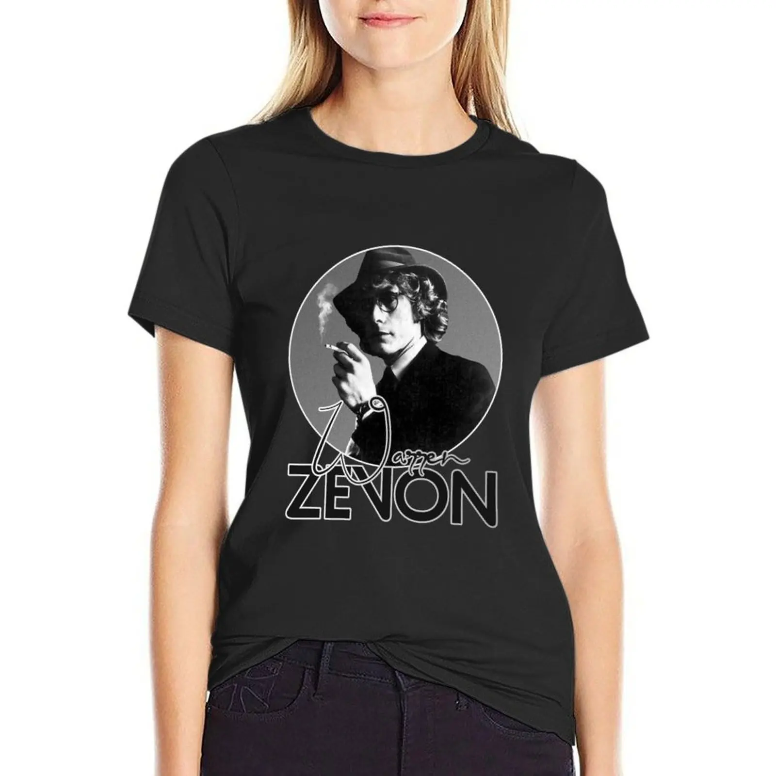 

Warren Zevon T-Shirt shirts graphic tees summer tops summer top Blouse funny t shirts for Women