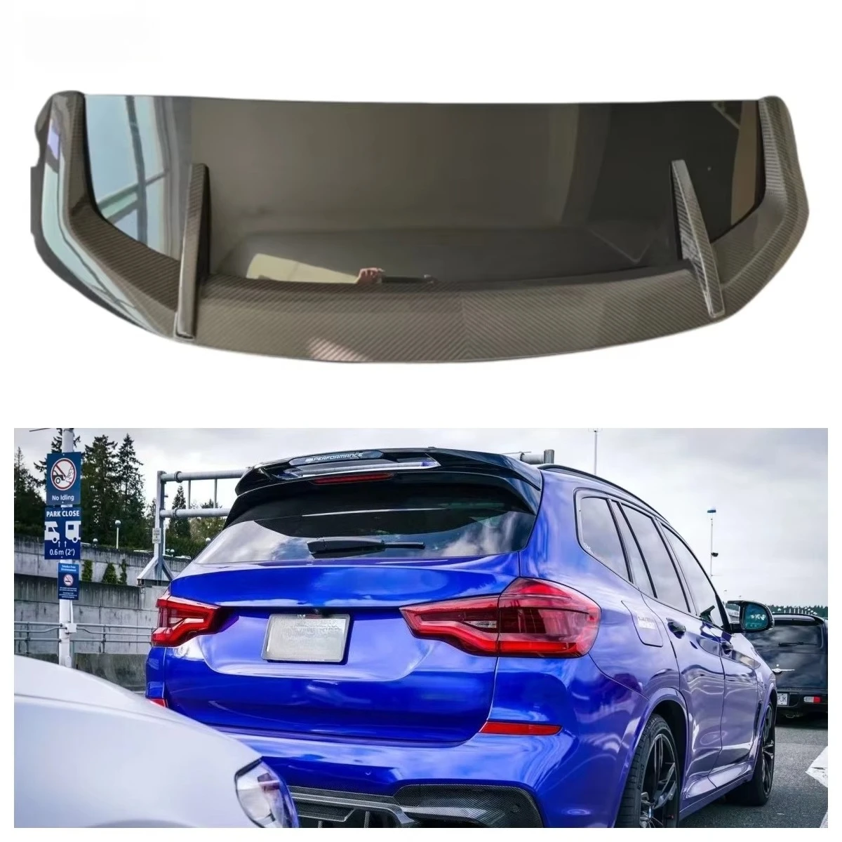 

Dry Carbon Fiber Mp Style X3m Roof Spoiler For F97 X3m G01 X3 Na5 Ix3