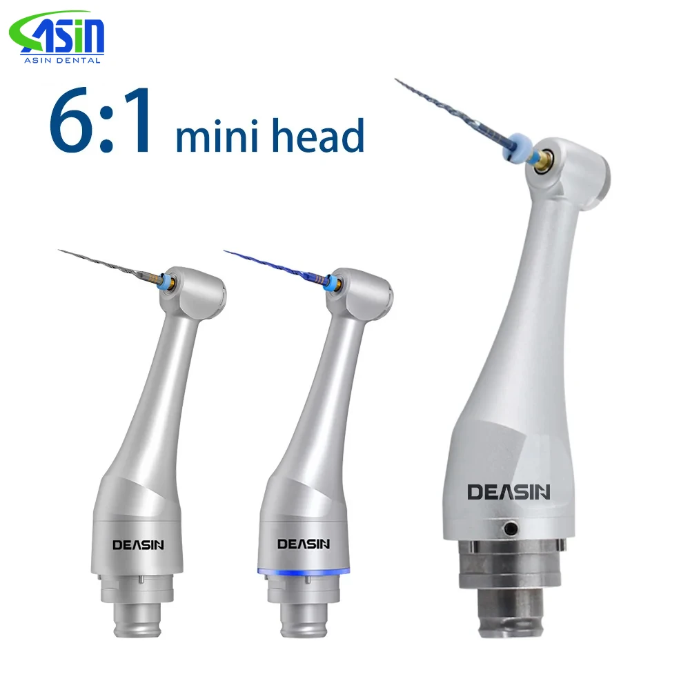 6:1 Dental Endo Motor Head Super Mini Endodontic Contra Angle Handpiece Head for Root Canal Endodontic Treatment For Woodpecker