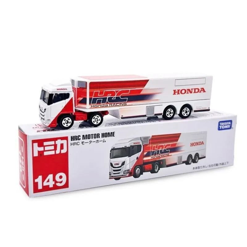

TAKARA TOMY No 149 Honda HRC Racing Transport Truck Extended Alloy Diecast Car Model Collection Toy Gift For Boys