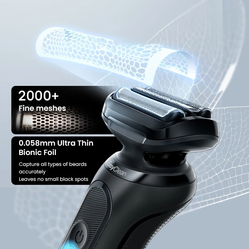 Braun Series 5 Pro Electric Shaver 52-N1200s AUTO Mode Shock-absorbing and Noise Reducing Smooth and Skin Friendly