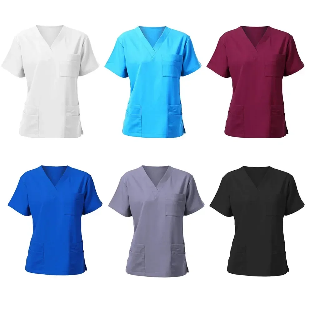 Uniforme médico antiarrugas para mujer, tela suave lavable, uniforme de Hospital, Jogger, par de uniformes de Spa, gran oferta