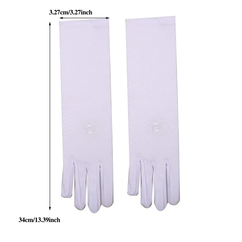 Women Mid-long Sunscreen Gloves Summer Spring Lady Stretch Anti UV Slip Resistant Thin Driving Glove Breathable