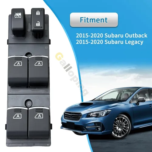 Imagen 2 del producto Botón de interruptor de Control principal de ventanilla eléctrica para Subaru Outback Legacy 2015-2020 lado del conductor delantero izquierdo 3 + 16 pines + herramienta de palanca gratis