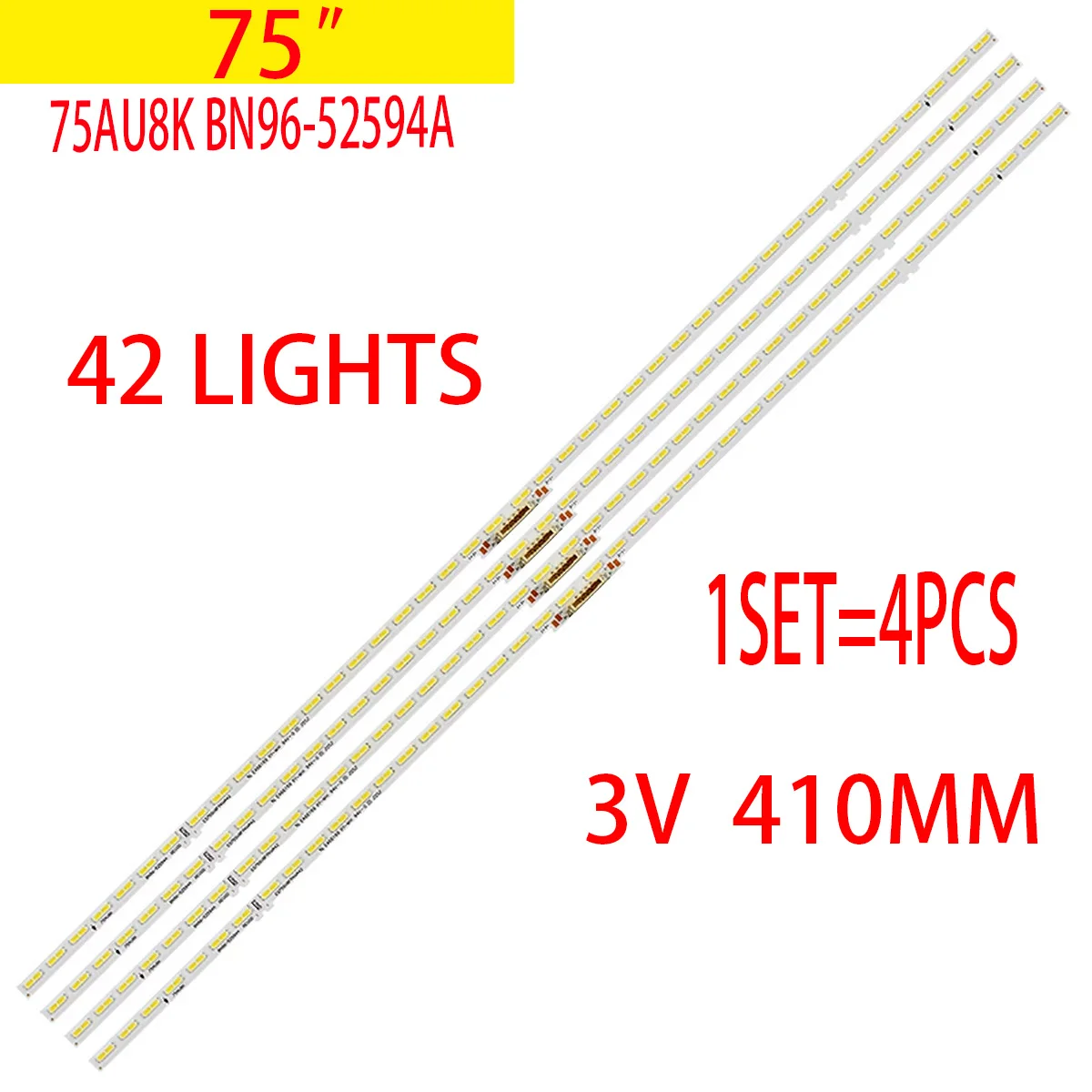 

5 компл. подсветки для GU75AU9079U UA75AU8100K UN75AU8200G UN75AU8000K UN75AU8000B UN75AU8000F UA75AU8000W UE75AU8005K UN75AU8200F