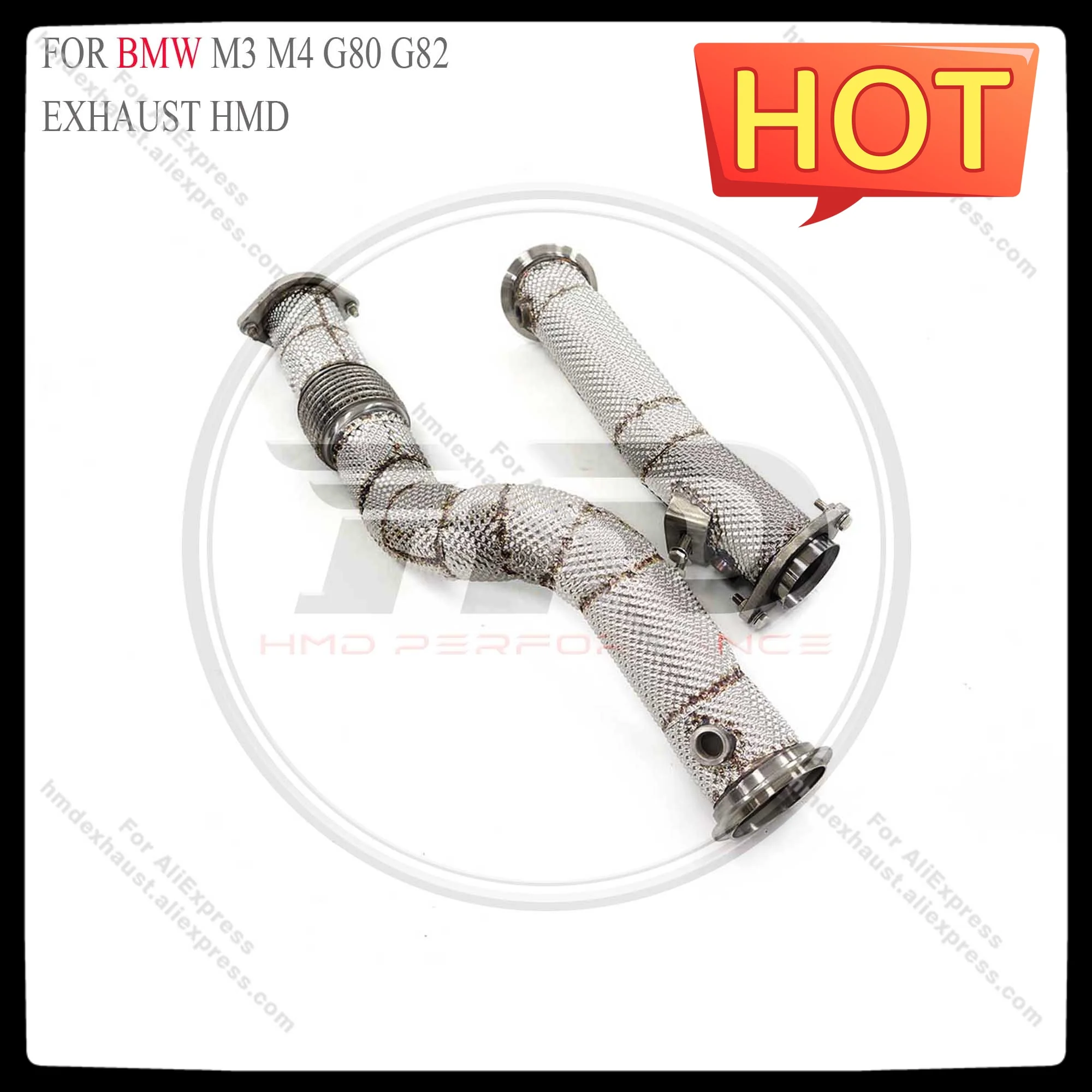 

HMD Exclusive customization Exhaust pipe Performance Downpipe for BMW M3 M4 G80 G82 S58 Engine 3.0T Car Accessories