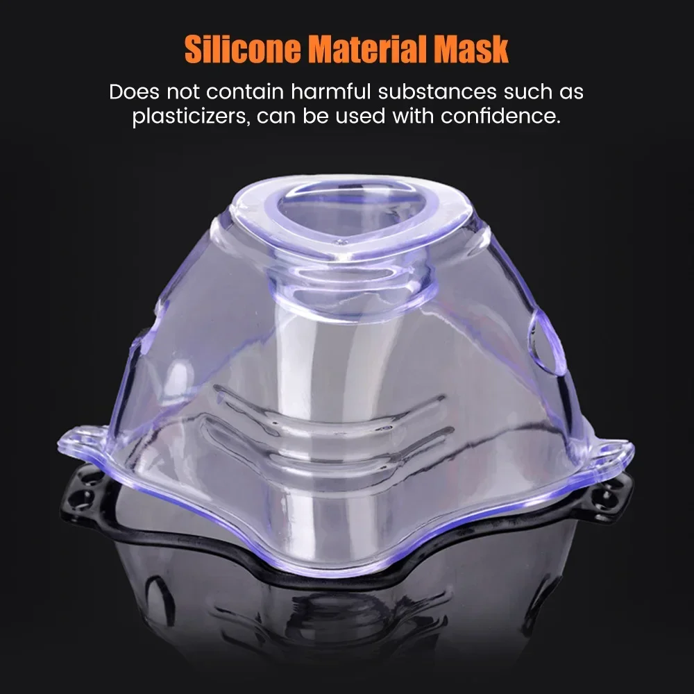 Nebulizer Mask for Compressor Nebulizer Machine accessory Set Adult Kid Asthma Cough Inhaler Mouthpiece Tubing Runny Nose Home