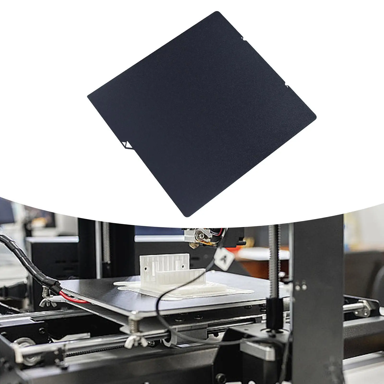 

Pei Build Plate 3D-принтер Кровать Платформа Высокая термостойкость Аксессуары Профессиональный 3D-принтер Build Plate Pei Sheet