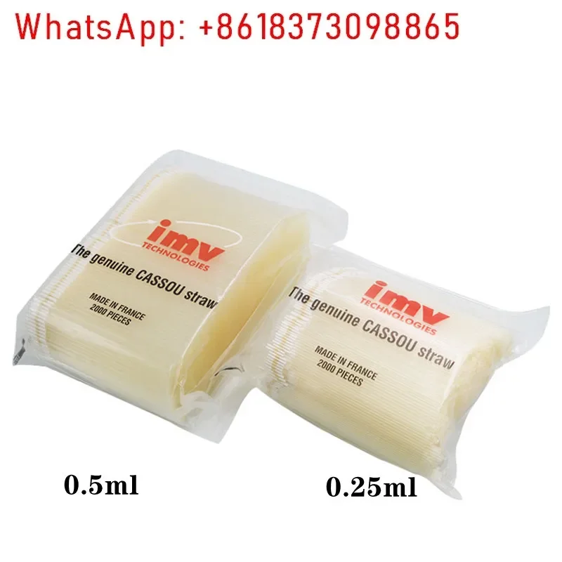 0,25/0,5 ml Rinder gefrorenes Samen feines Rohr IMV Rinder gefrorenes Samenrohr 2000 Stück Kuh künstliche Befruchtung gefriert feines Rohr