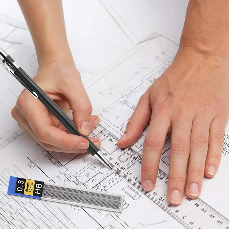 

Mechanical Pencil Refills Smooth 12 Pieces Lead Refill Pens Supplies For Home Family Friends Girls Students School Study