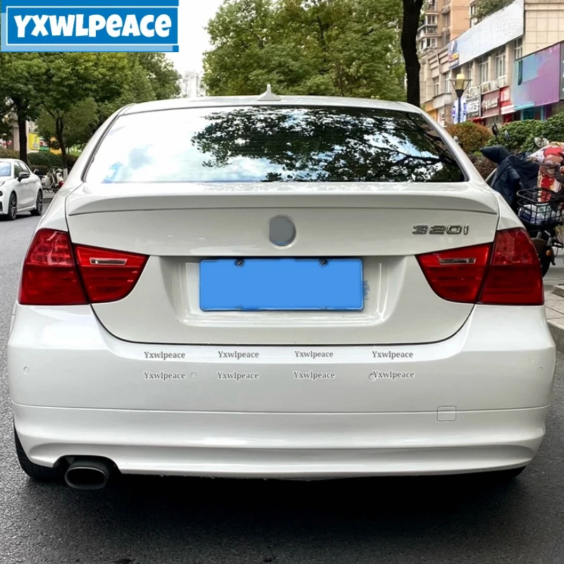 

For BMW 3 Series E90 2005-2011 Spoiler M3 320i 320li 325li 328i ABS Plastic Rear Trunk Lip Spoiler Car Accessories