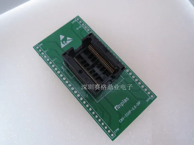 

TSOP50 SSOP50 SDR SDRAM Гнездо для проживания позолоченная IC испытательное сиденье Испытательный стенд для гнезда
