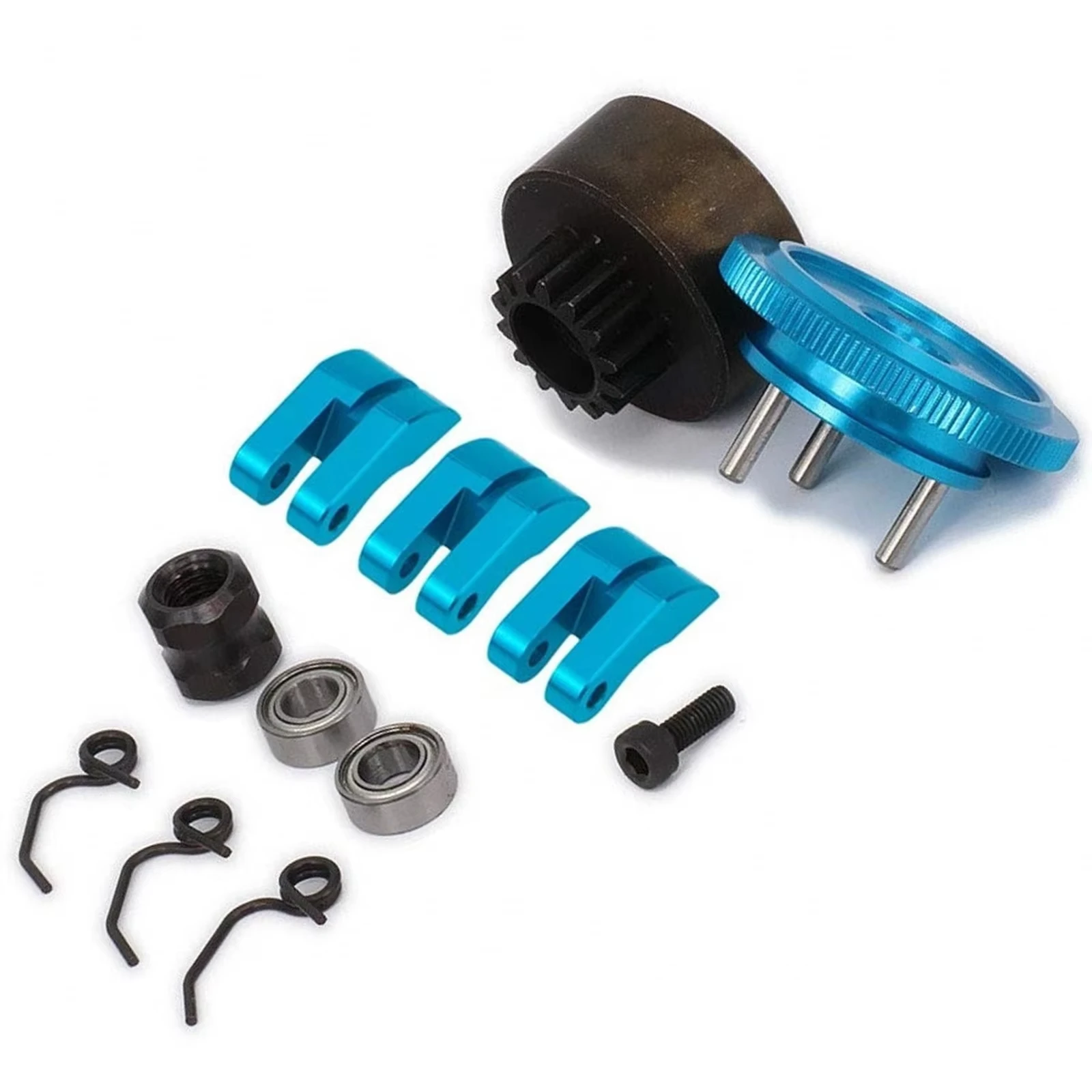 14T Flywheel Clutch bell Set for 1/8 RC Car HSP KYOSHO Buggy Truck Truggy Level 21 to 28 Nitro Engine Upgrade Parts