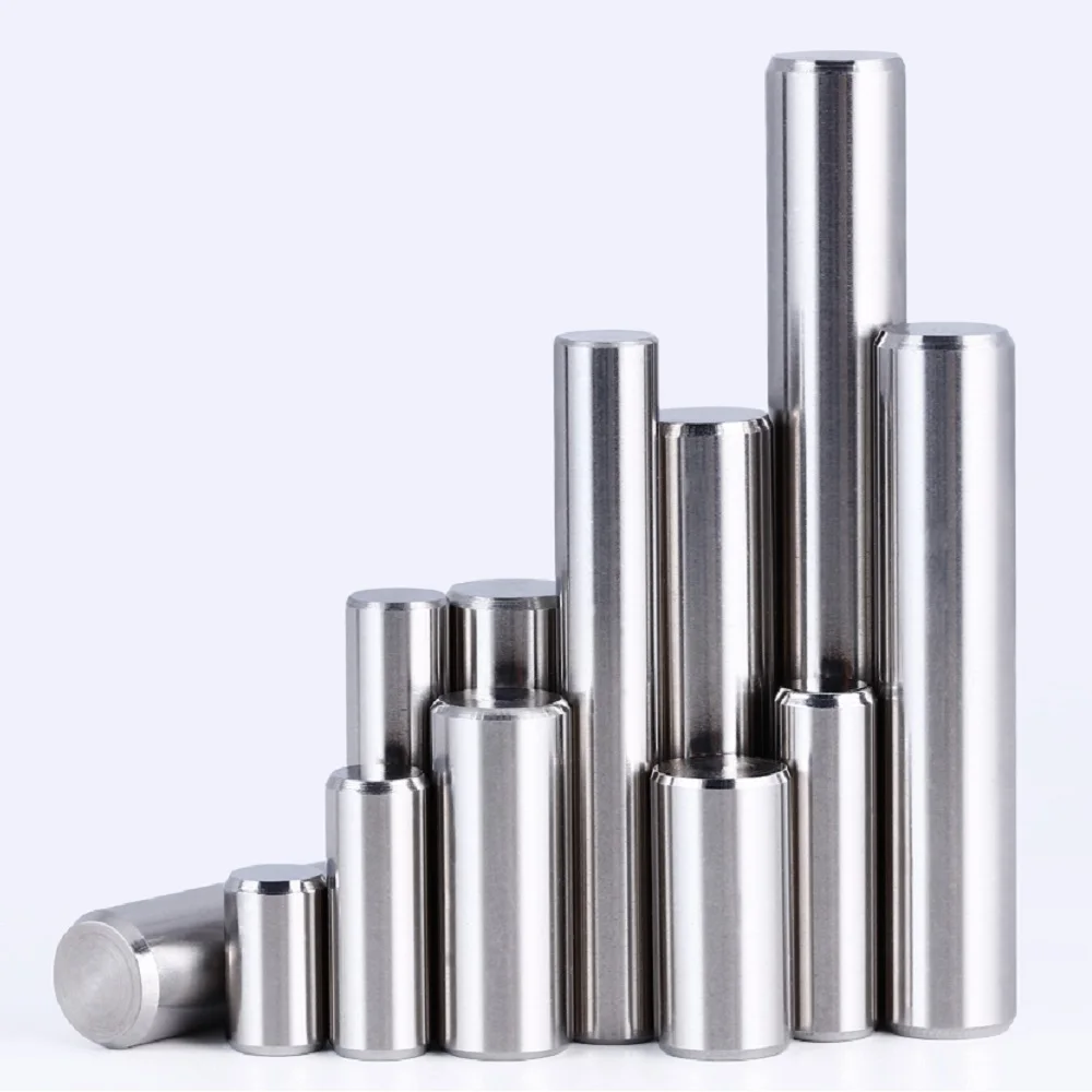 20-50pcs M0.8M1M1.2M1.4M1.5 M1.6M1.8M1.9M2 Parallel Pins Dowel Pins GB119 304 Stainless Steel Cylindrical Pin Tension Roll Pins