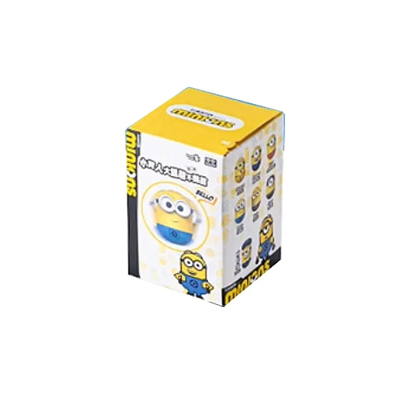 Taza de Minions genuina, caja ciega misteriosa, figuras de ojos grandes, muñeca de pronunciación de sonido Original, juguetes para niños, adorno de regalo