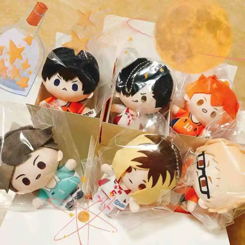 

Хайкю!! Мини-кукла серии слепая коробка Yu Nishinoya Tadashi Yamaguchi Shoyo Hinata 10 см Коллекционные игрушки-подвески Модный подарок