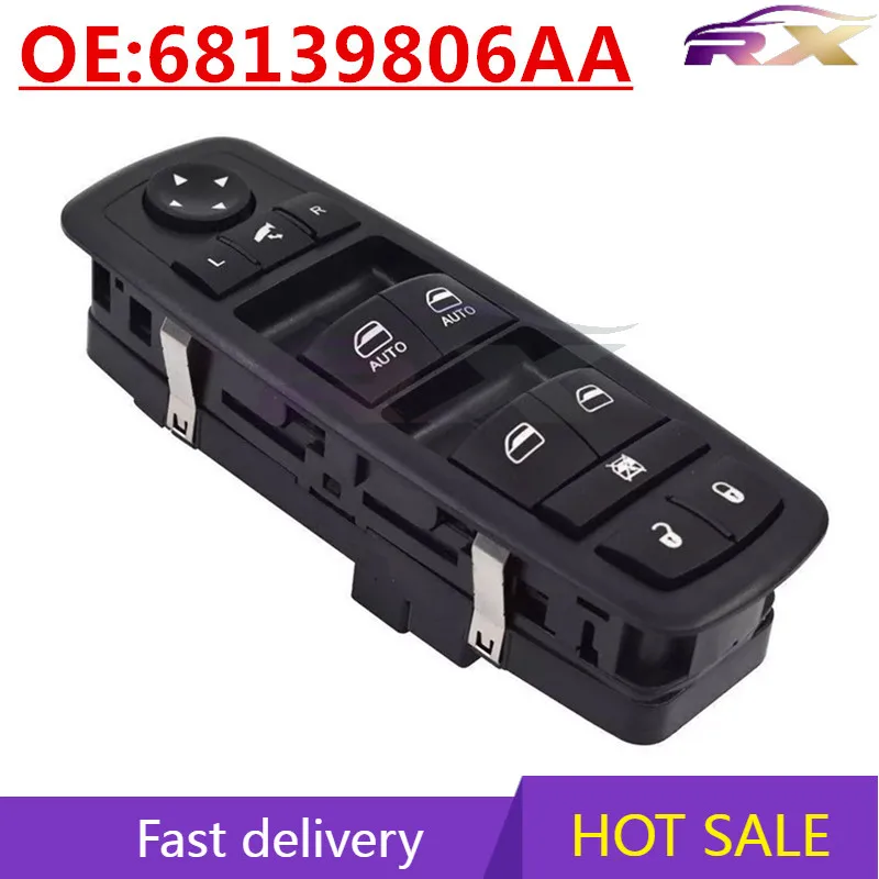 

OEM:68139806AA Suitable For 2013-2018 Dodge Chrysler Automotive Power Glass Lift Switch Assembly
