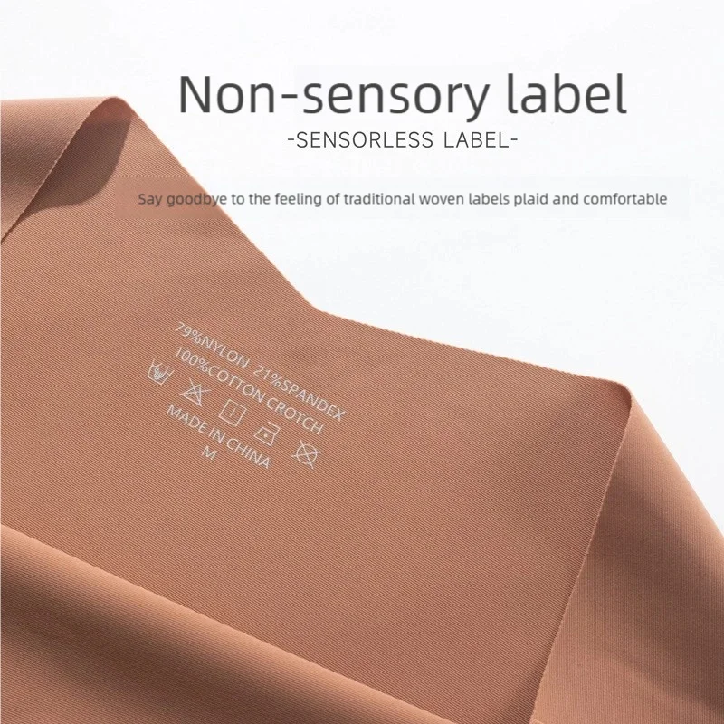 ملابس داخلية نسائية بدون خياطة من الحرير الجليدي مكونة من 3 قطع، سراويل داخلية مثيرة عميقة على شكل حرف V منخفضة الخصر ناعمة بلون سادة ورقيقة للغاية بدون خياطة #5