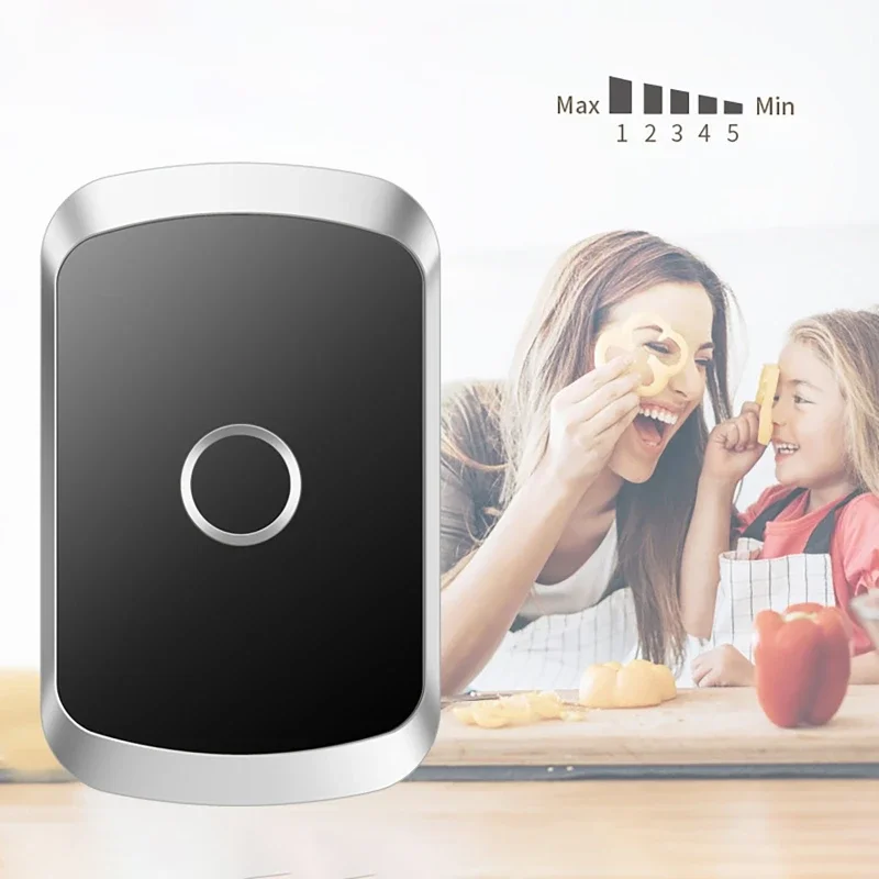 Waterproof Wireless Doorbell AC 100V-240V Smart Remote Control Door Bell Rings Home Security Doorbells Receiver Long Distance