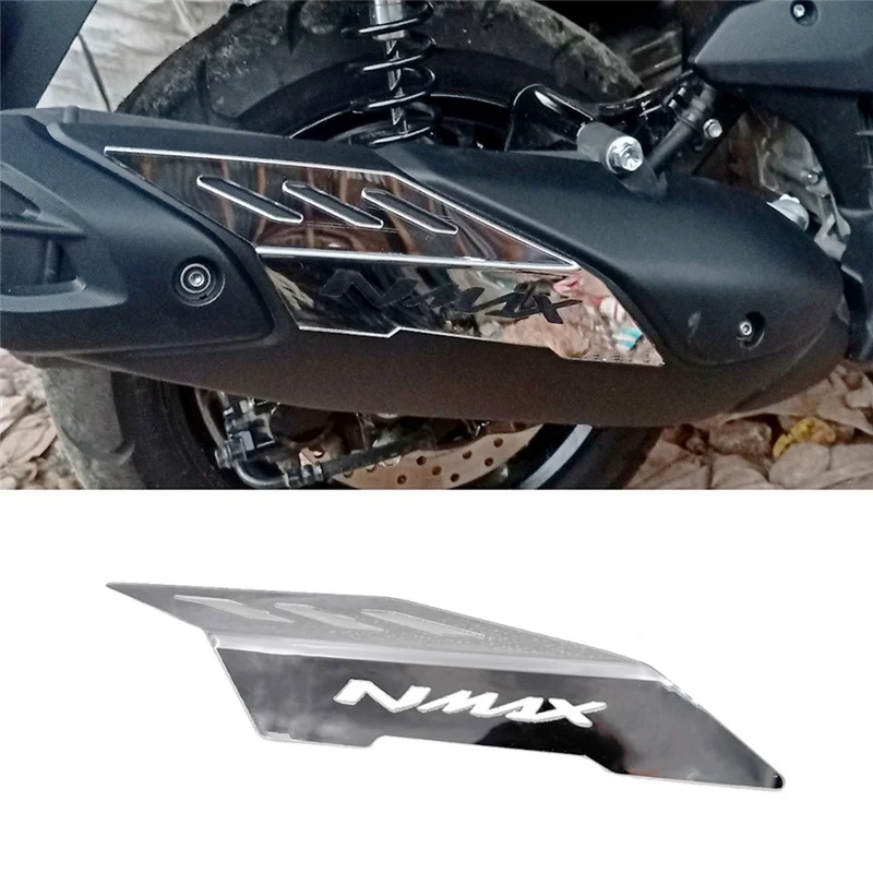 

For NMAX155 V3/Turbo 2024 2025 Motorcycle Exhaust Muffler Cover Decoration Trim Accessories