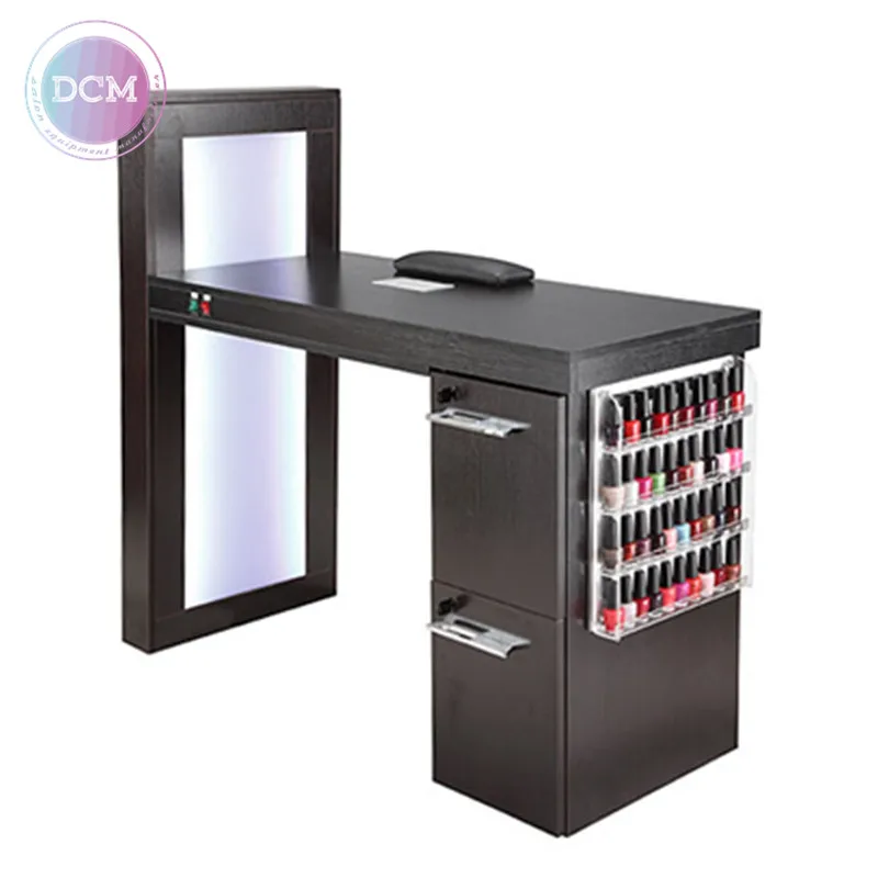 Nail Manicure Table with Lighting and Dust Collector
