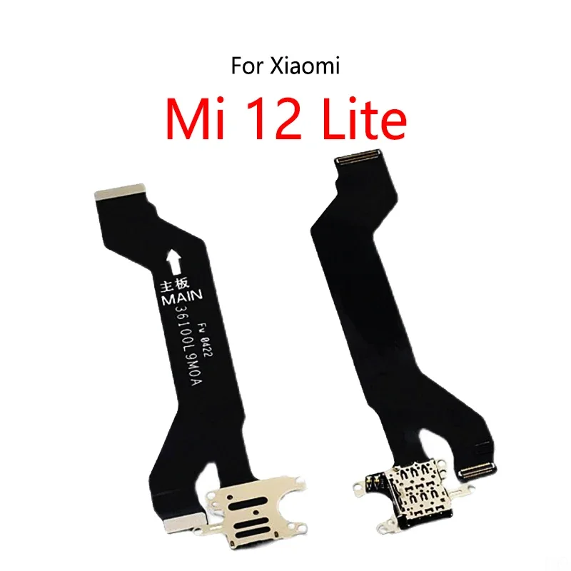 

SIM card slot holder tray slot reader socket flex cable for Xiaomi MI 12 Lite