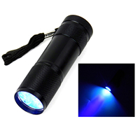 Pet Cat Dog Urine Detection UV Flashlight 9 LEDs Without Battery Durable for Detecting Urine and Pet Stains Banknote Flashlight