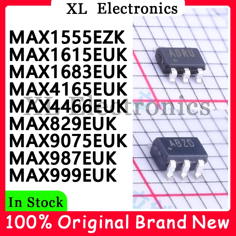 MAX1555EZK MAX1615EUK MAX1683EUK MAX4165EUK MAX4466EUK MAX829EUK MAX9075EUK MAX987EUK ABZB MAX999EUK ACAB Новый оригинальный