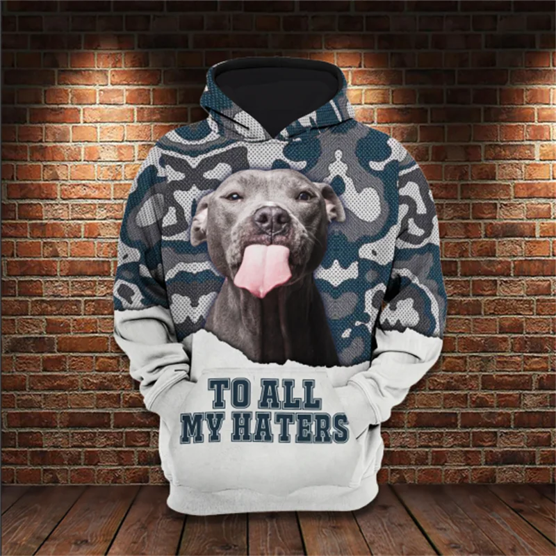 Pug/German Shepherd/Rottweiler/Chihuahua 3D Printed Hoodie Women For Men Pullovers Street Tracksuit Love Dog Gift