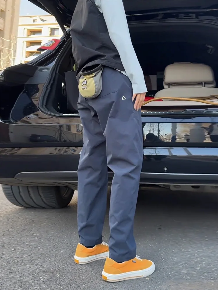 

Мужские летние брюки для активного отдыха, водонепроницаемые, быстросохнущие, свободного кроя, прямые, повседневные, для работы на открытом воздухе