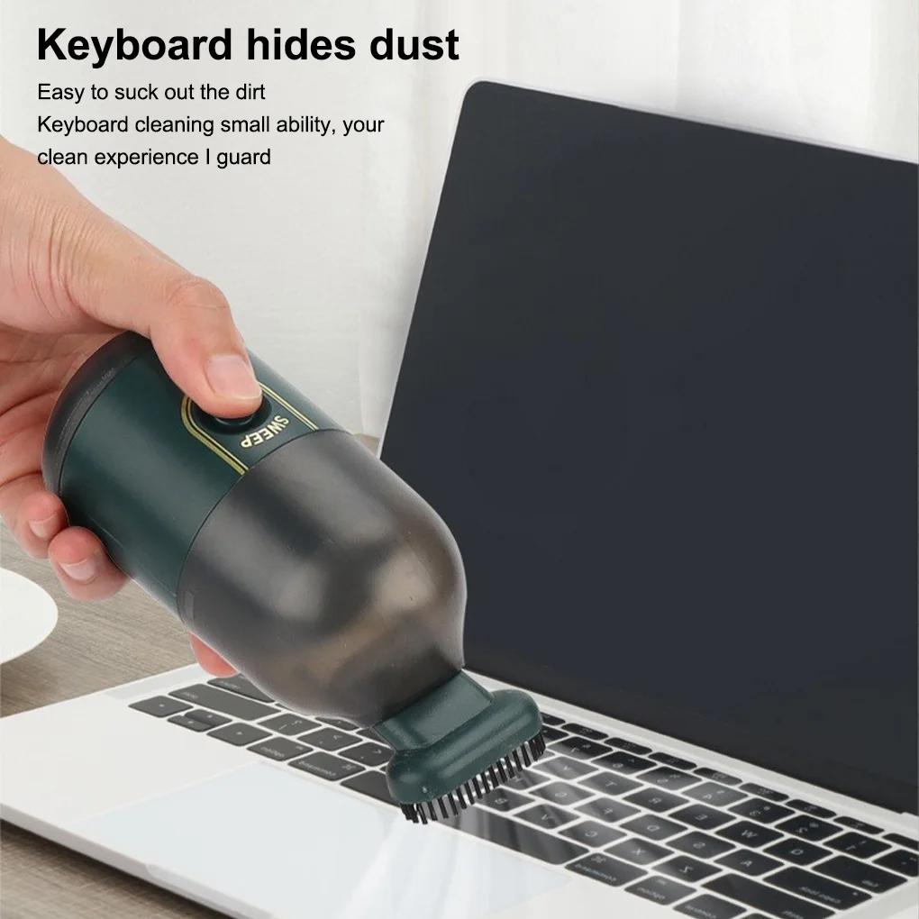 Wireless Mini Vacuum Cleaner Small Handheld Car Interior Desktop PC Dust Cleaning Tool Portable Car Vacuum Cleaner