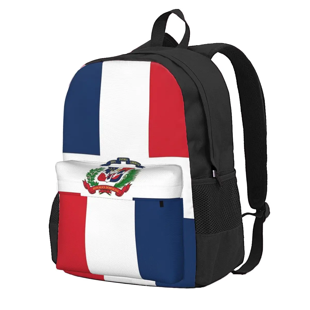 Dominican Republic Flag Gifts, Stickers And Other Products Student Backpack School BagforMen Women Fashion Bookbag Shoulder Bags