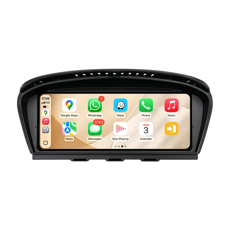 AINAVI 9,3-Zoll-Autoradio für BMW E60 E61 5er-Serie 2003-2010 CCC CIC Wireless Carplay Android Auto Auto-Multimedia GPS MP5 WIFI 4G HD IPS Touchscreen Autoradio