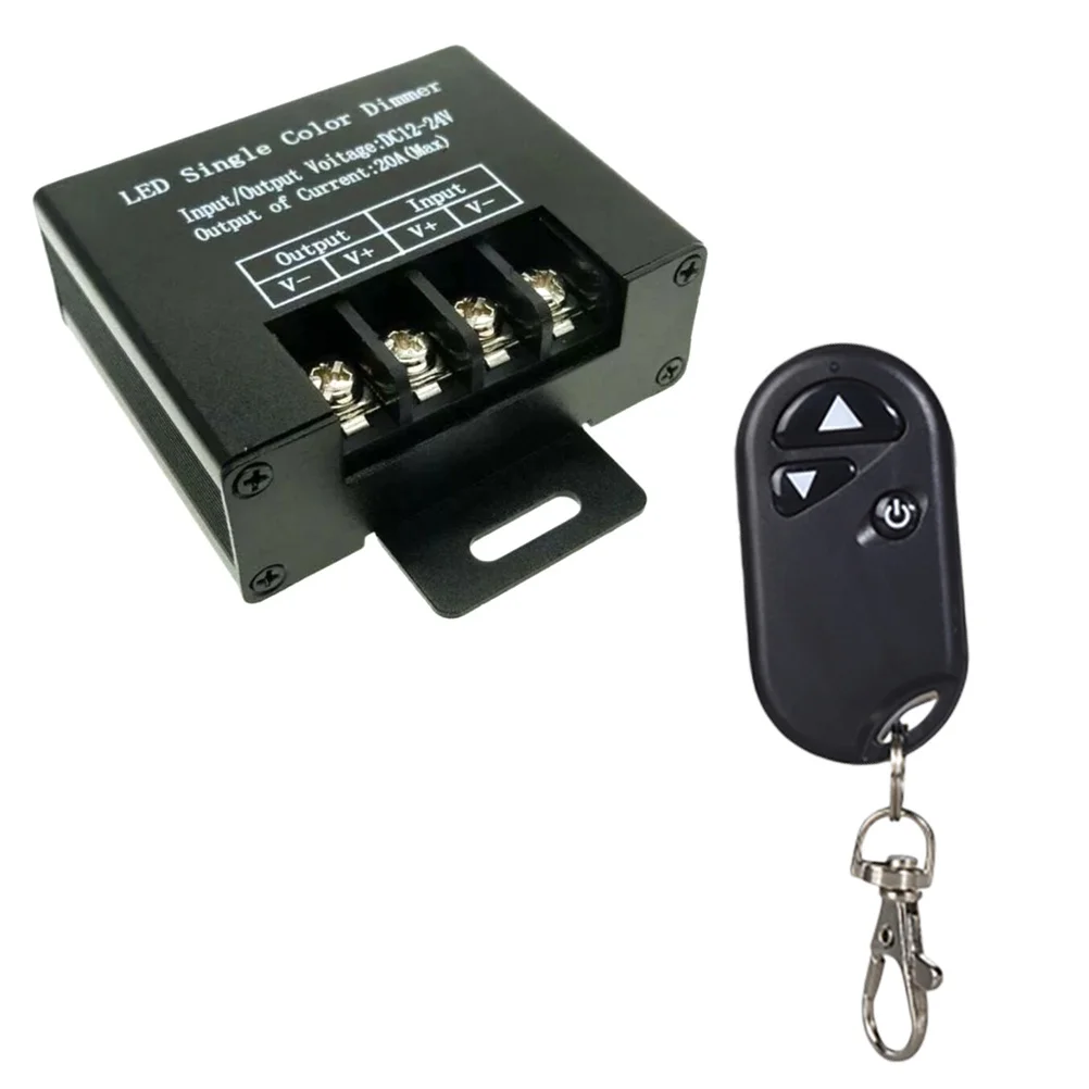 

Wireless Led Single Color Controller For 5050 3528 5630 3014 Strip Lights Pwm Digital Dimming Stable Protect Light
